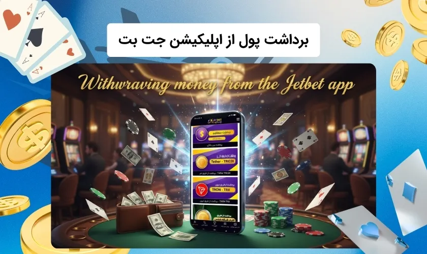 برداشت سود از اپلیکیشن جت بت